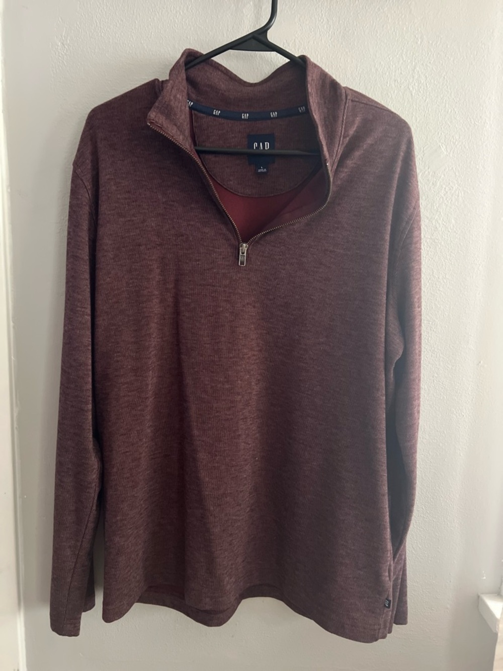 GAP Men's Quarter-Zip Sweater Pullover
